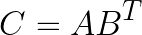 Batched matrix multiplication